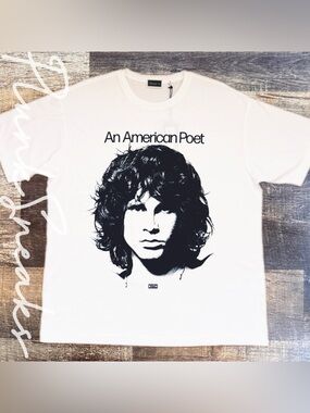 Kith Records for The Doors American Poet Vintage Tee • White • 2026